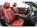  2017 Mercedes-Benz C Cranberry Red/Black Interior #2