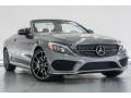 Front 3/4 View of 2017 Mercedes-Benz C 43 AMG 4Matic Cabriolet #12