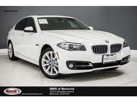 Alpine White BMW 5 Series 535i Sedan.  Click to enlarge.