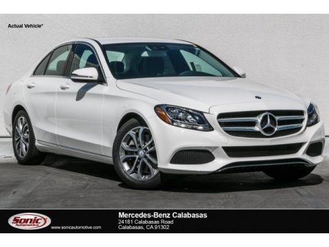 Polar White Mercedes-Benz C 300 Sedan.  Click to enlarge.