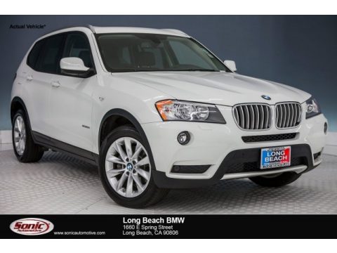 Alpine White BMW X3 xDrive28i.  Click to enlarge.