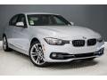 Front 3/4 View of 2017 BMW 3 Series 330e iPerfomance Sedan #12