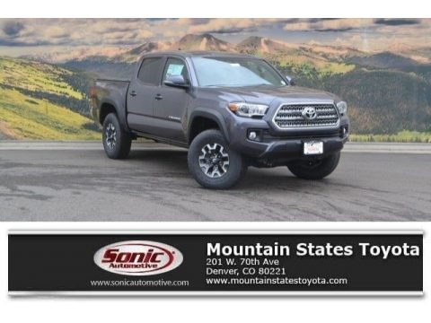 Magnetic Gray Metallic Toyota Tacoma TRD Off Road Double Cab 4x4.  Click to enlarge.