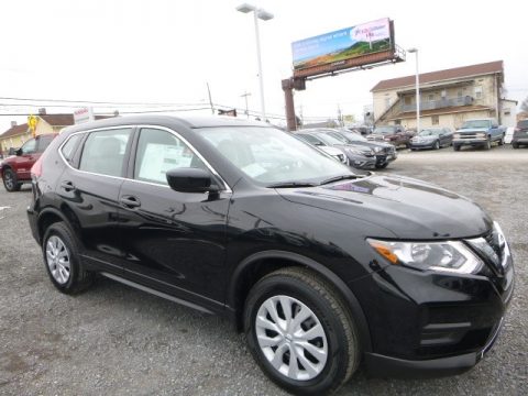 Magnetic Black Nissan Rogue S AWD.  Click to enlarge.