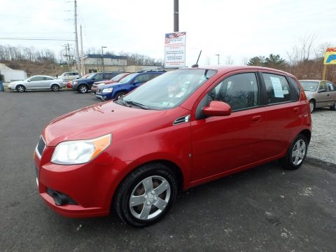 Sport Red Chevrolet Aveo Aveo5 LT.  Click to enlarge.