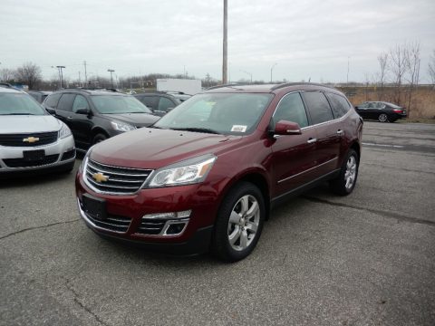 Siren Red Tintcoat Chevrolet Traverse LS.  Click to enlarge.