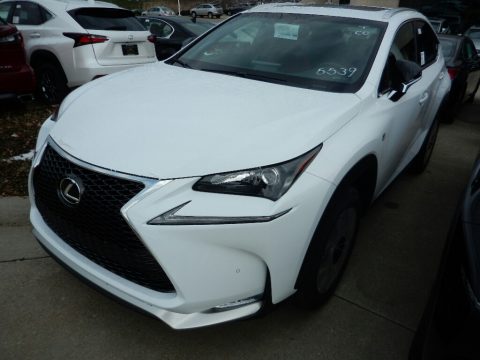 Ultra White Lexus NX 200t F Sport AWD.  Click to enlarge.