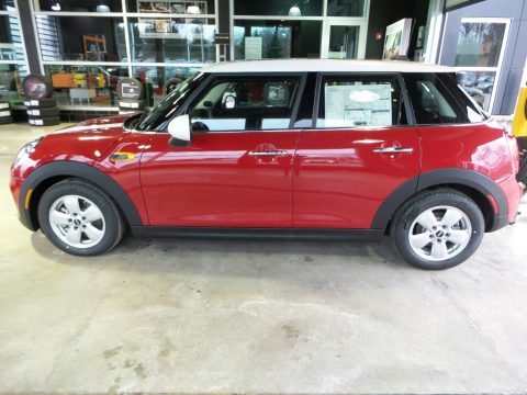 Blazing Red Metallic Mini Hardtop Cooper 4 Door.  Click to enlarge.