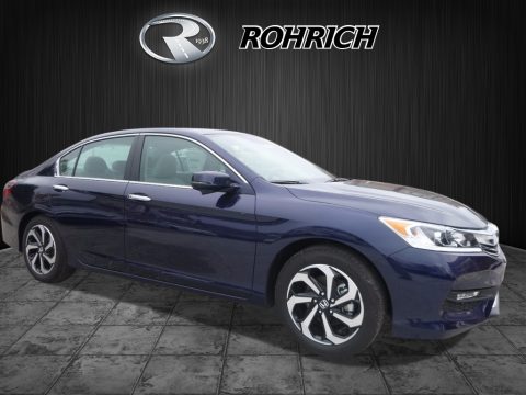 Obsidian Blue Pearl Honda Accord EX-L Sedan.  Click to enlarge.