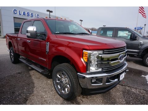 Ruby Red Ford F250 Super Duty XLT Crew Cab 4x4.  Click to enlarge. Ruby Red Ford F250 Super Duty XLT Crew Cab 4x4.  Click to enlarge.