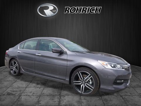 Modern Steel Metallic Honda Accord Sport Sedan.  Click to enlarge.