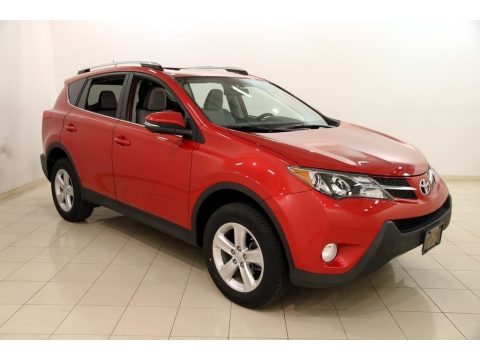 Barcelona Red Metallic Toyota RAV4 XLE AWD. Click to enlarge. Barcelona Red Metallic Toyota RAV4 XLE AWD. Click to enlarge.