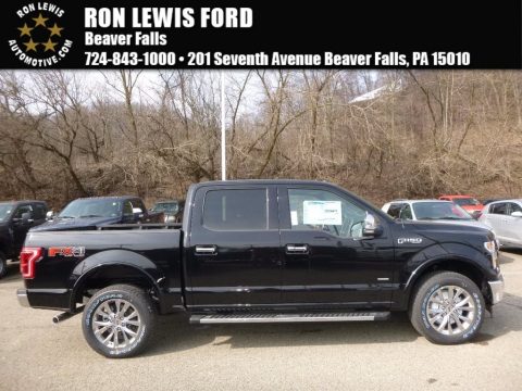 Shadow Black Ford F150 Lariat SuperCrew 4X4.  Click to enlarge.