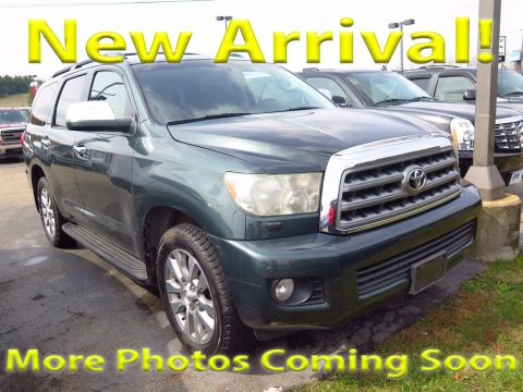 Timberland Green Mica Toyota Sequoia Limited 4WD.  Click to enlarge.