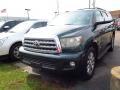 Front 3/4 View of 2008 Toyota Sequoia Limited 4WD #3