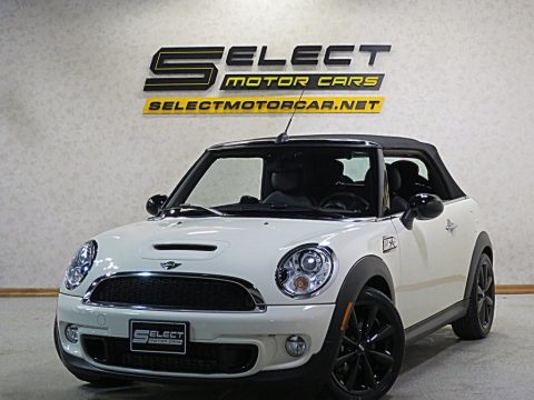 Pepper White Mini Cooper S Convertible.  Click to enlarge.