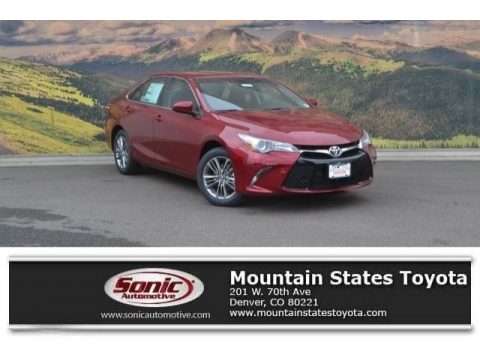 Ruby Flare Pearl Toyota Camry SE.  Click to enlarge.