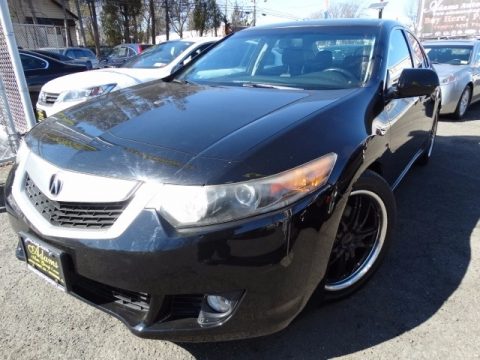 Crystal Black Pearl Acura TSX V6 Sedan.  Click to enlarge.