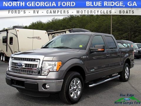 Sterling Gray Metallic Ford F150 XLT SuperCrew.  Click to enlarge.