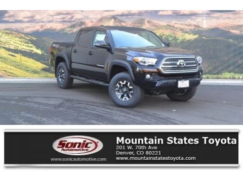 Black Toyota Tacoma TRD Off Road Double Cab 4x4.  Click to enlarge.