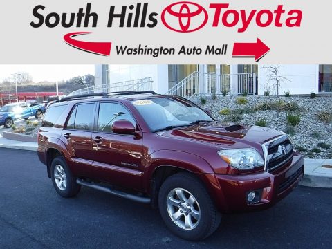 Salsa Red Pearl Toyota 4Runner Sport Edition 4x4.  Click to enlarge.