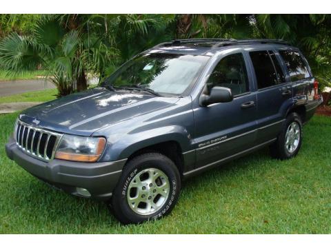 Steel Blue Pearl Jeep Grand Cherokee Laredo 4x4.  Click to enlarge.