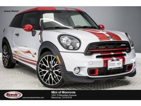 Crystal Silver Metallic Mini Cooper John Cooper Works Paceman All4 AWD.  Click to enlarge.