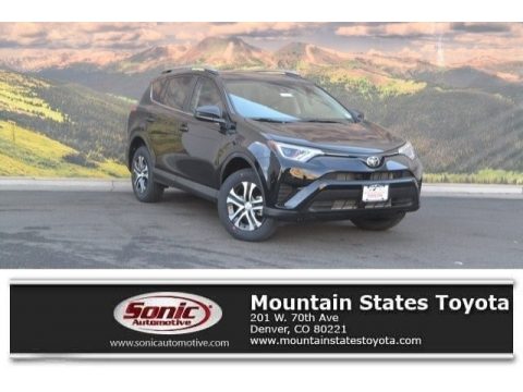 Black Toyota RAV4 LE AWD.  Click to enlarge.