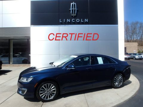 Midnight Sapphire Blue Lincoln MKZ Premier.  Click to enlarge.