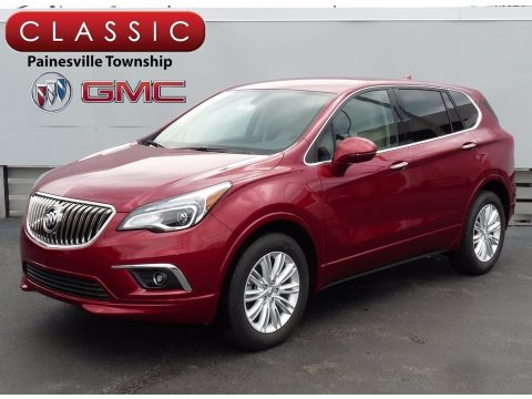 Chili Red Metallic Buick Envision Preferred.  Click to enlarge.