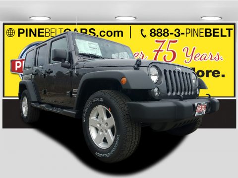 Granite Crystal Metallic Jeep Wrangler Unlimited Sport 4x4.  Click to enlarge.