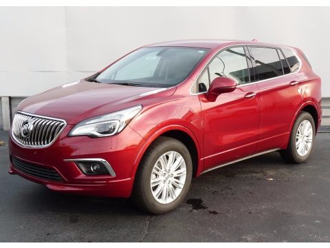 Chili Red Metallic Buick Envision Preferred AWD.  Click to enlarge.