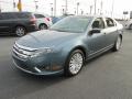 Front 3/4 View of 2011 Ford Fusion Hybrid #2