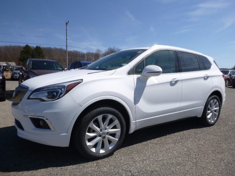 Summit White Buick Envision Premium AWD.  Click to enlarge.