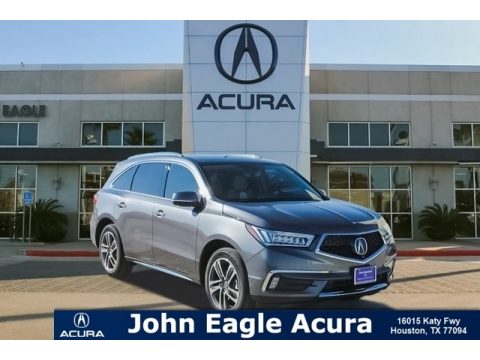 Modern Steel Metallic Acura MDX Advance.  Click to enlarge.