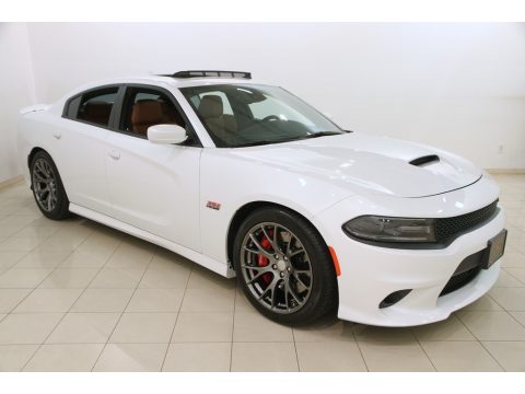Ivory Tri-Coat Pearl Dodge Charger SRT 392.  Click to enlarge.