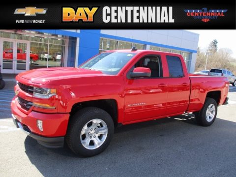 Red Hot Chevrolet Silverado 1500 LT Double Cab 4x4.  Click to enlarge.