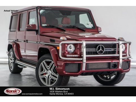 Storm Red Metallic Mercedes-Benz G 63 AMG.  Click to enlarge.