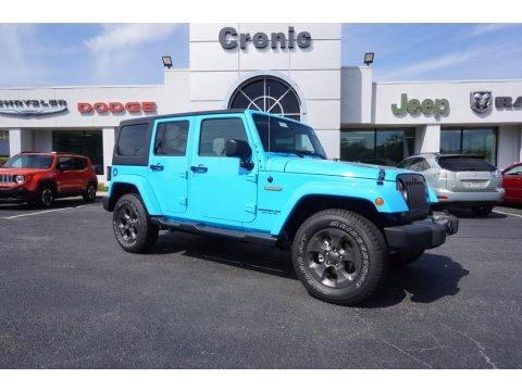 Chief Blue Jeep Wrangler Unlimited Sport 4x4.  Click to enlarge.