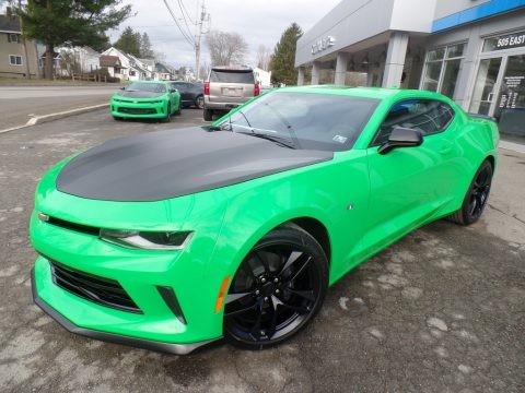 Krypton Green Chevrolet Camaro LT Coupe.  Click to enlarge.
