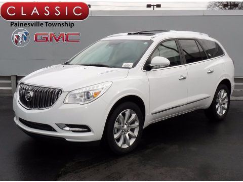 Summit White Buick Enclave Premium AWD.  Click to enlarge.