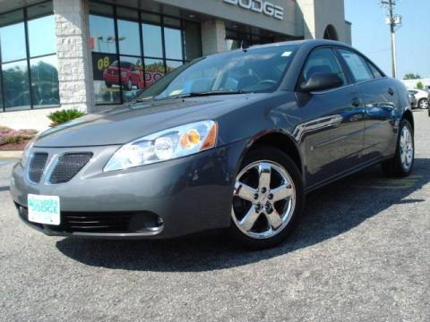 Dark Steel Gray Metallic Pontiac G6 GT Sedan.  Click to enlarge.