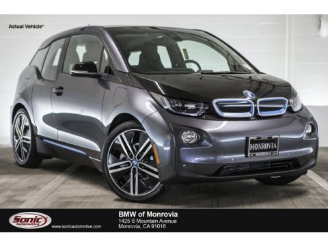 Mineral Grey Metallic BMW i3 with Range Extender.  Click to enlarge.