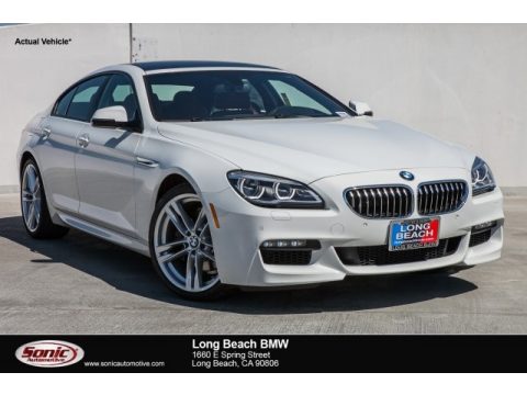 Alpine White BMW 6 Series 640i Gran Coupe.  Click to enlarge.