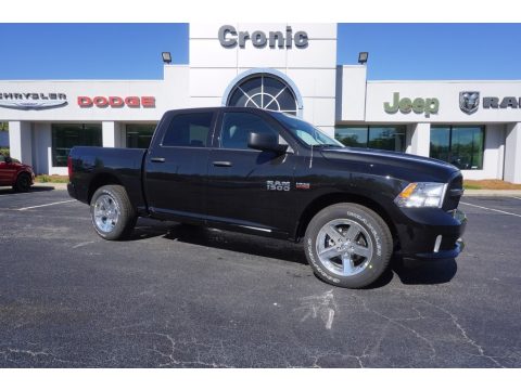 Brilliant Black Crystal Pearl Ram 1500 Express Crew Cab.  Click to enlarge.