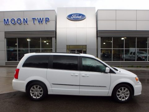 Bright White Chrysler Town & Country Touring.  Click to enlarge.