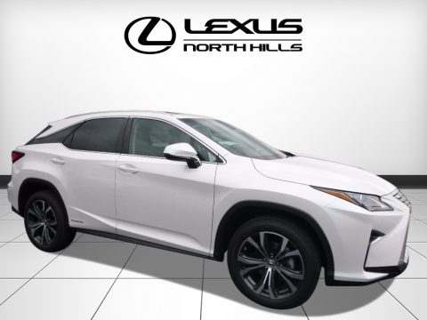 Eminent White Pearl Lexus RX 450h AWD.  Click to enlarge.
