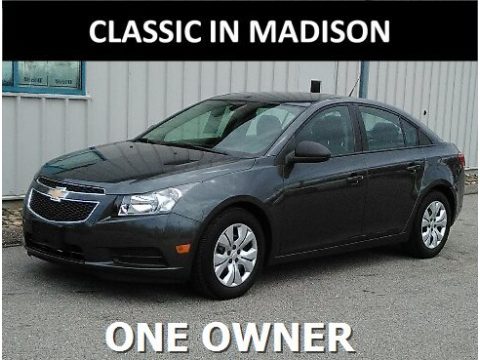 Cyber Gray Metallic Chevrolet Cruze LS.  Click to enlarge.
