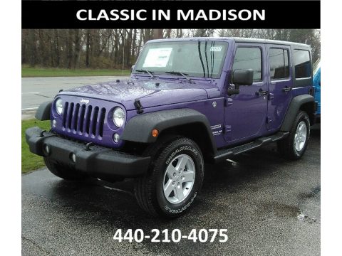 Extreme Purple Jeep Wrangler Unlimited Sport 4x4. Click to enlarge. Extreme Purple Jeep Wrangler Unlimited Sport 4x4. Click to enlarge.