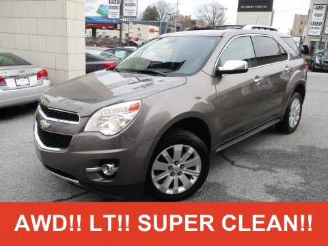 Mocha Steel Metallic Chevrolet Equinox LT AWD.  Click to enlarge.